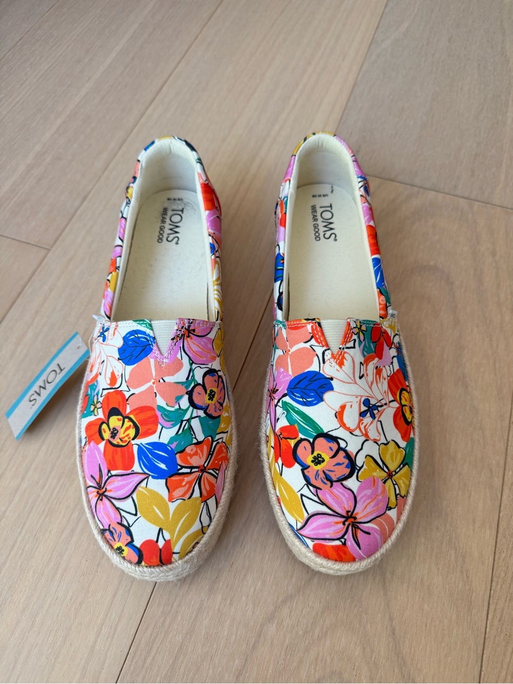 TOMS Women’s Valencia Platform Espadrilles- NEW WITH TAGS- Size 10